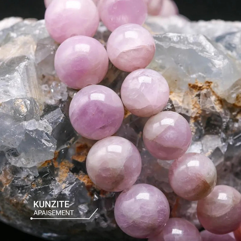 Bracelet "Calme Émotionnel" en Kunzite