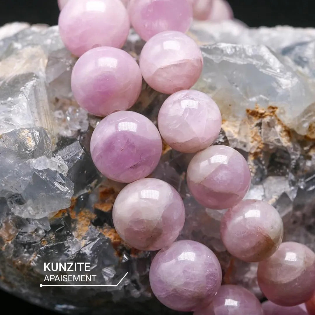 Bracelet "Calme Émotionnel" en Kunzite