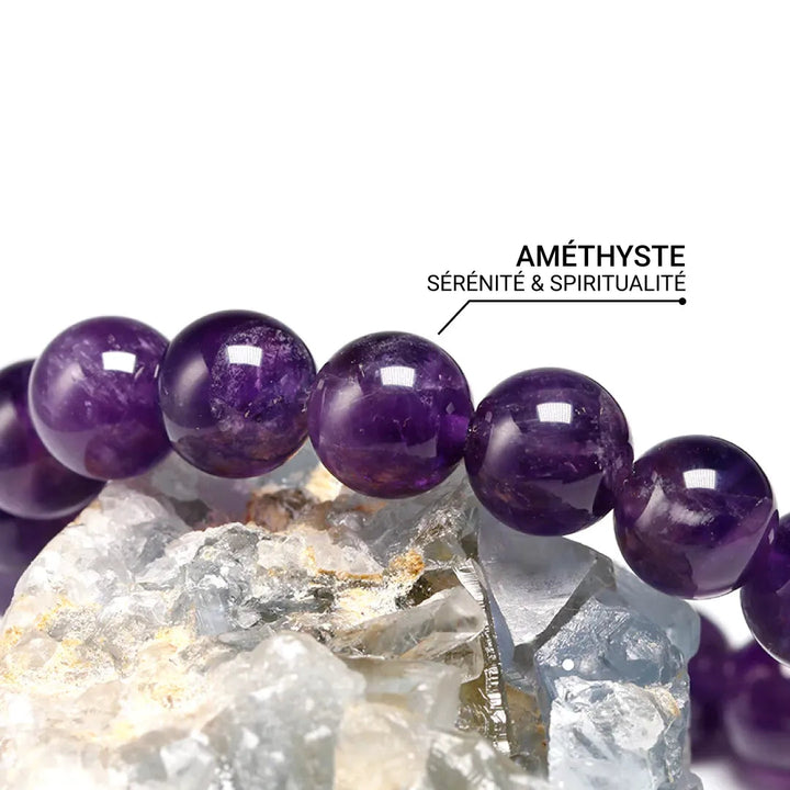 Bracelet "Apaisement" en Améthyste