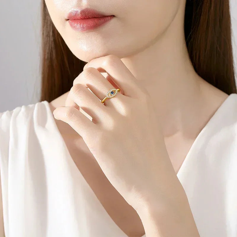 Bague Ajustable "Mauvais Œil"