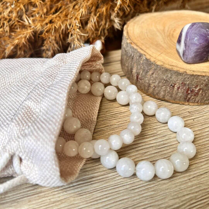 Bracelet "Réussite & Protection" en Oeil de Tigre, Grenat, Tourmaline & Quartz Fumé