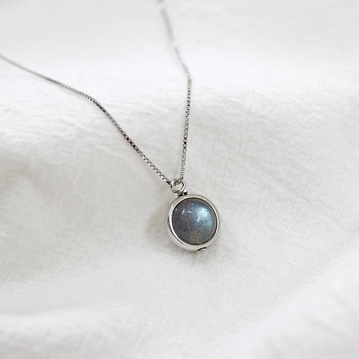 Pendentif "Perle Fine" en Labradorite