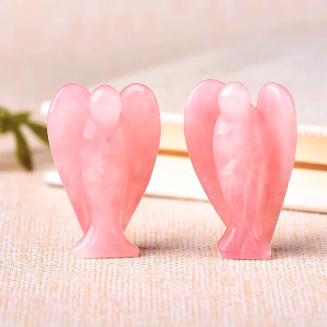 Statuette "Ange Protecteur" en Pierre Naturelle