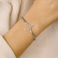 Bracelet Lien Sacré - Noeud de Sorcière - vue dos - Jardin de Gaïa