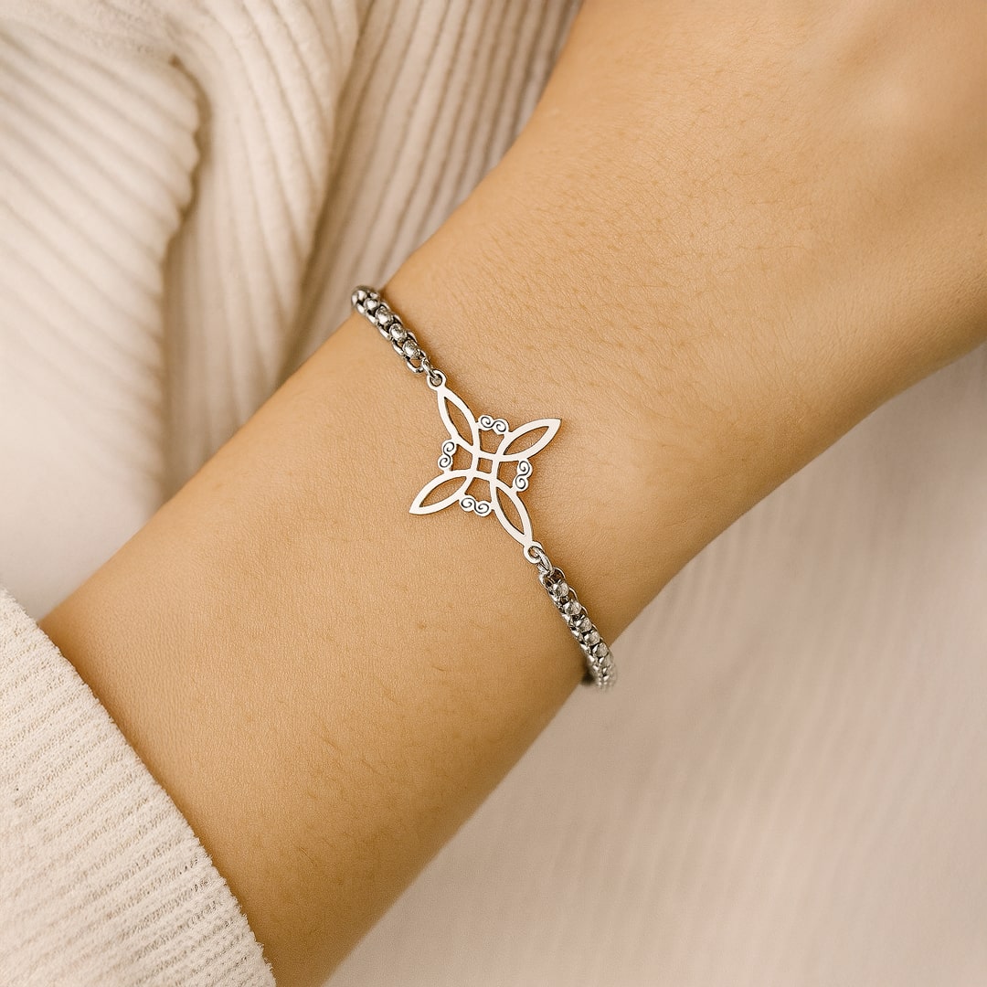 Bracelet "Lien Sacré" - Noeud de Sorcière