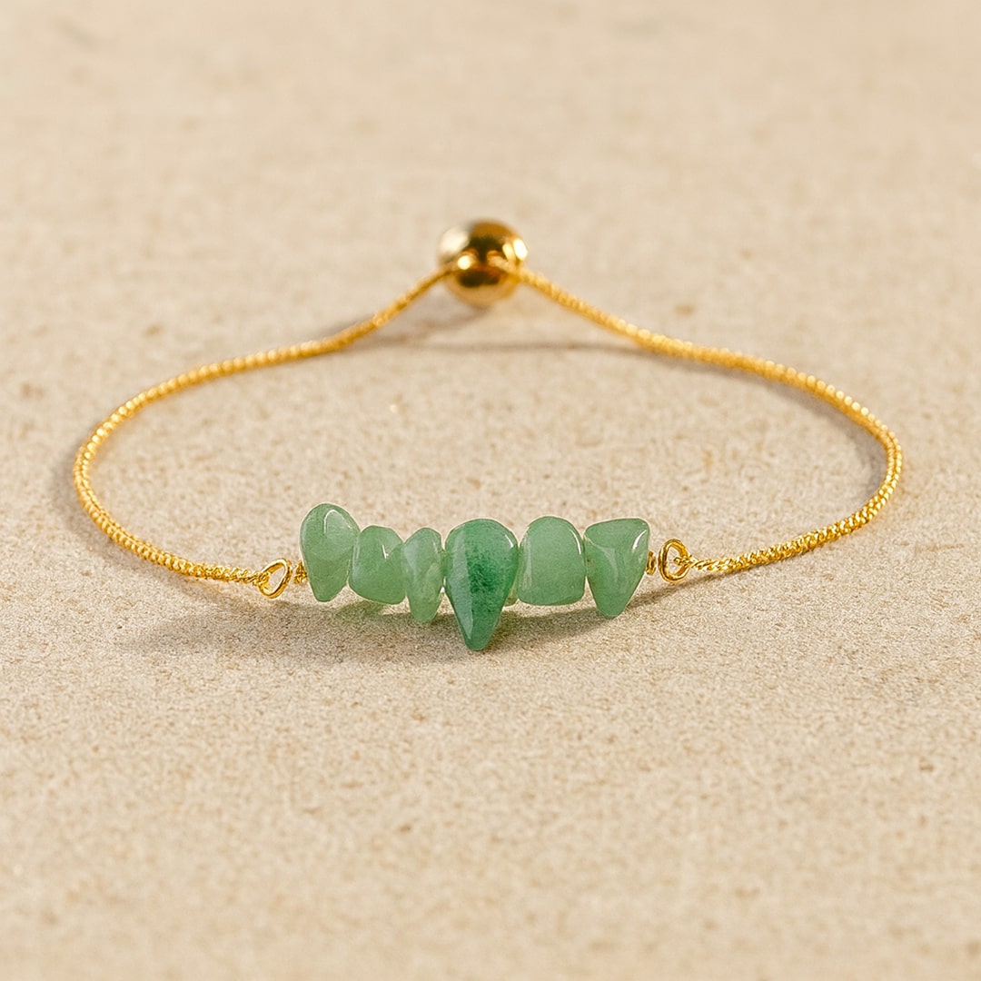 Bracelet Fin en Pierres Irrégulières Naturelles