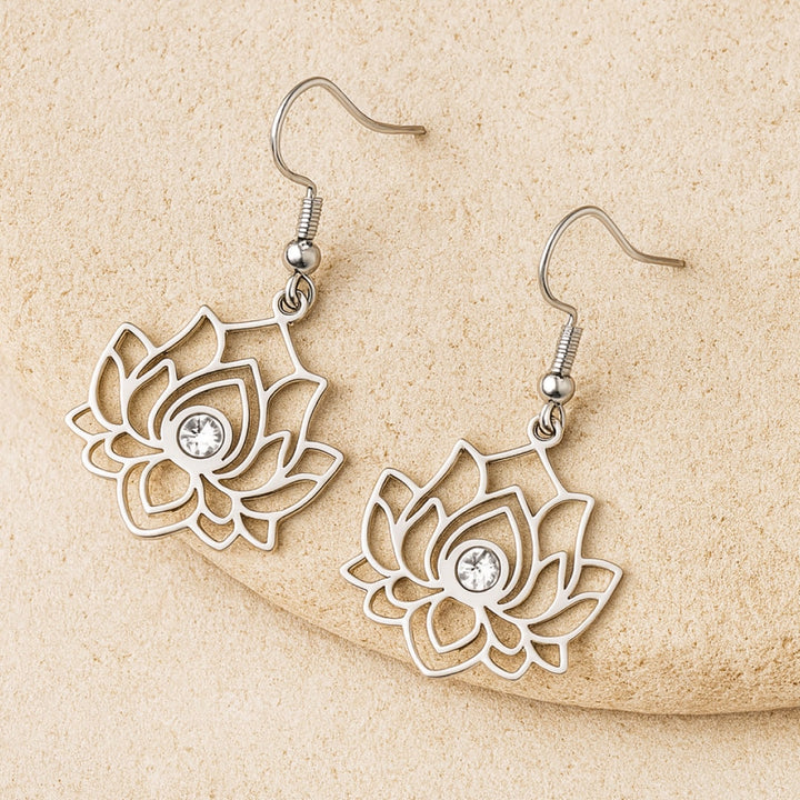 Boucles d’Oreilles "Reflet de Lotus"