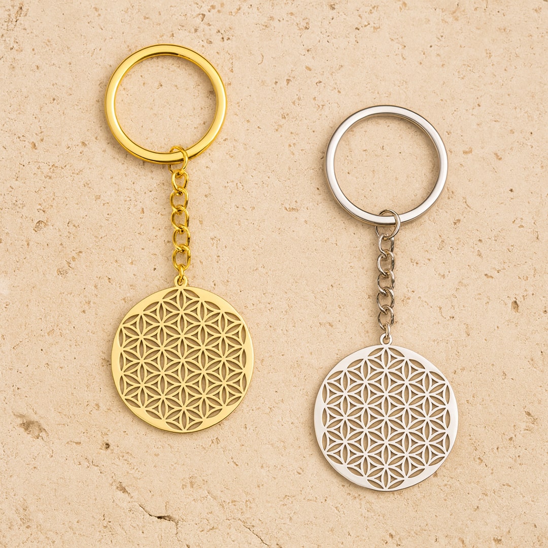 Porte-Clés Fleur de Vie