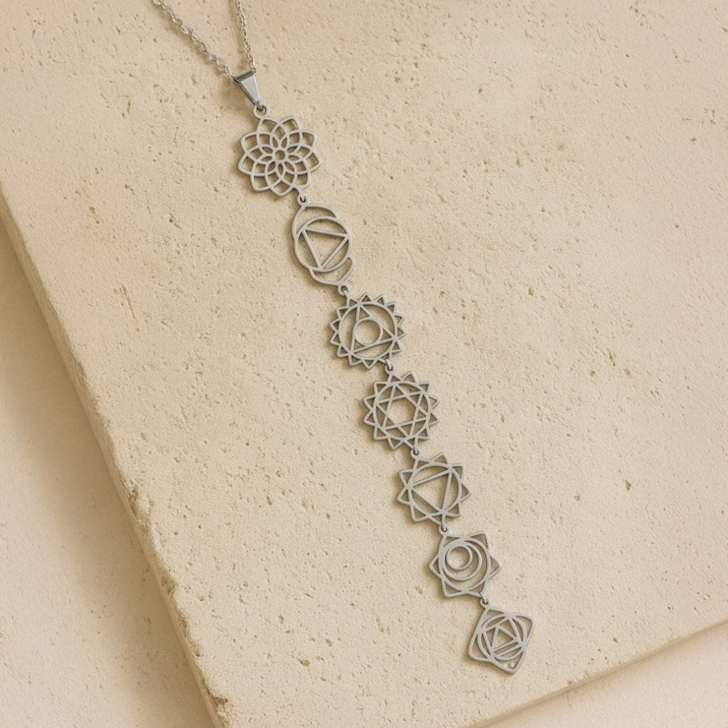 Collier 7 Chakras - Symboles Sacrés