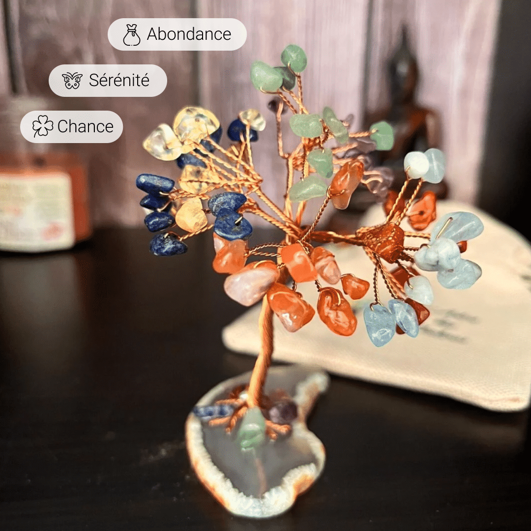 Arbre Feng Shui "Harmonie" en Pierres Naturelles