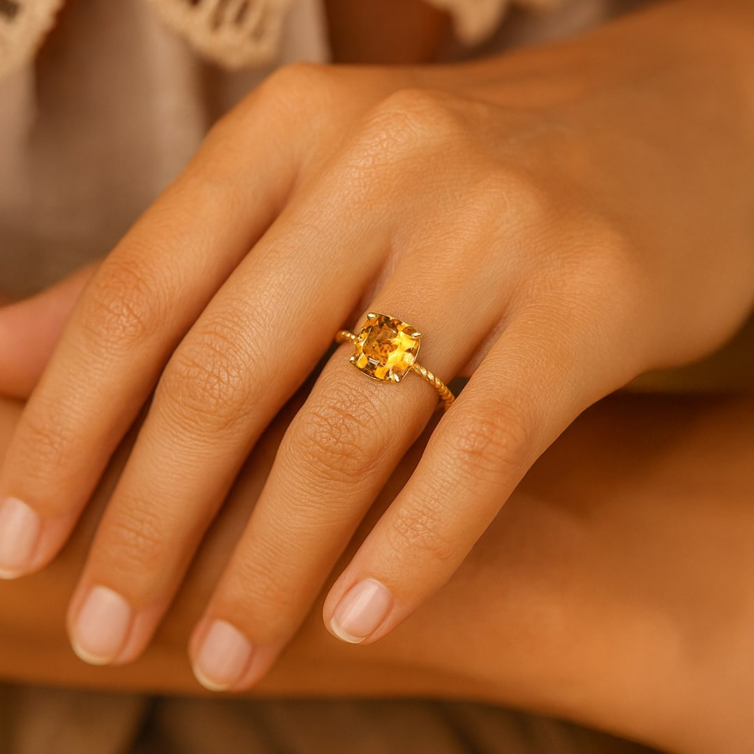 Bague Ajustable "L’Âme des Pierres" en Pierres Naturelles