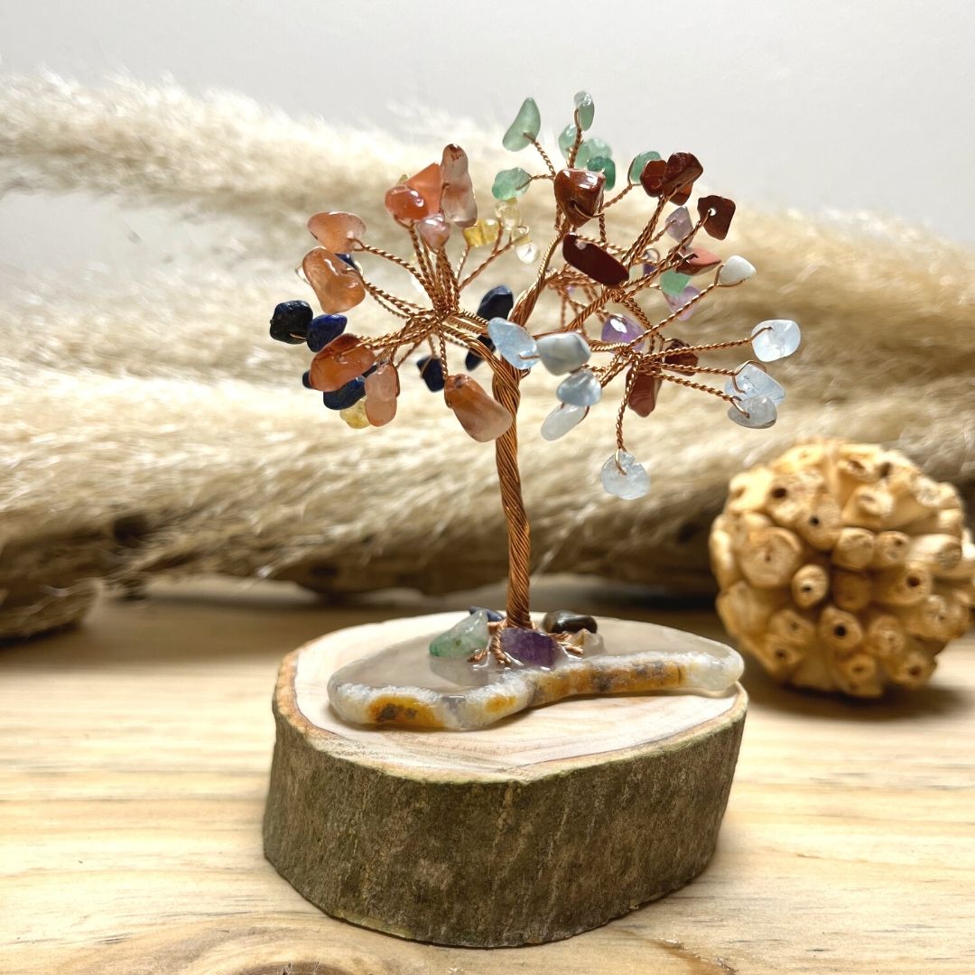 Arbre Feng Shui "Harmonie" en Pierres Naturelles
