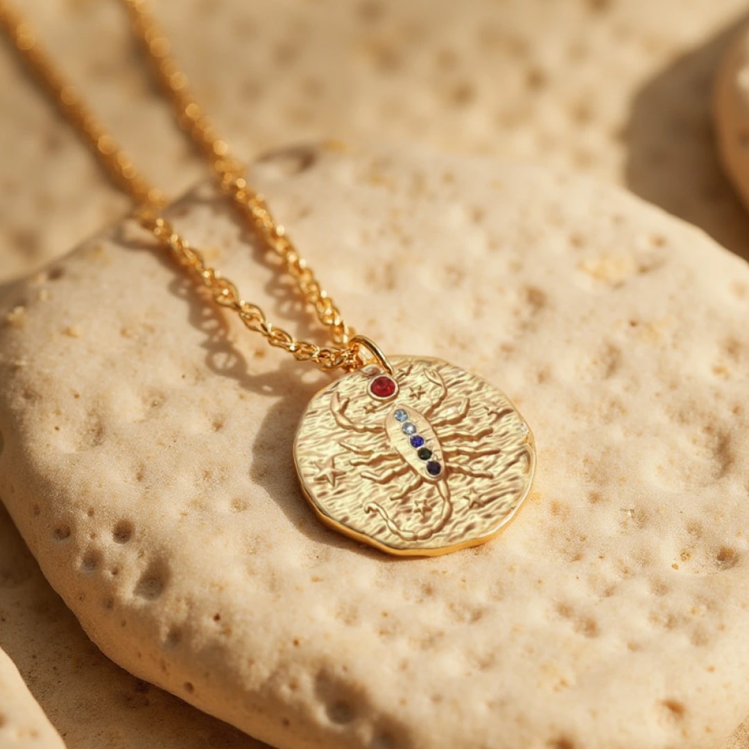 Pendentif Constellation Dorée - Signes du Zodiaque
