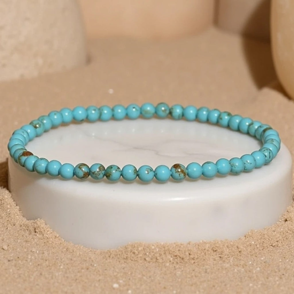 Bracelet Fin en Pierres Naturelles de 4mm