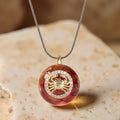 Pendentif Orgonite Signe Astrologique en Pierre Naturelle - Jardin de Gaïa