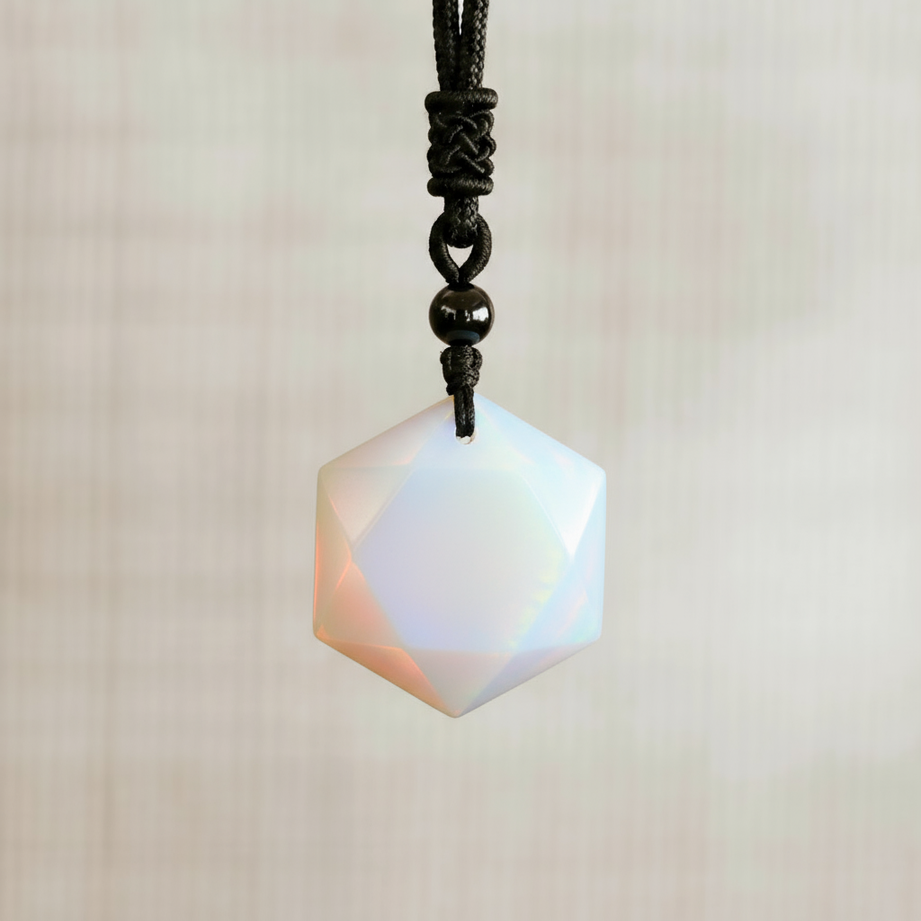 Collier "Lumière éthérique" en opalite